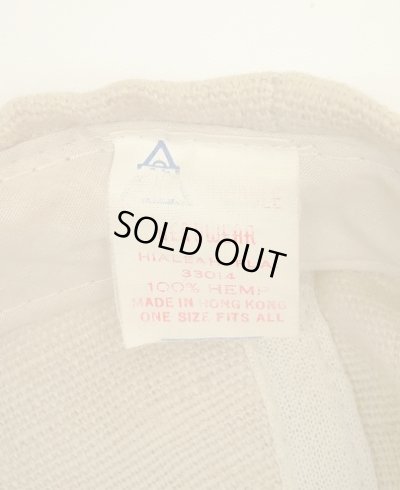 画像6: OREGON COAST "HEMP100%" 6パネル ベースボールキャップ ナチュラル/バーガンディ (USED)