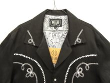 他の写真1: H BAR C "BOLERO JACKET" ショート丈 ウエスタンジャケット ブラック/ホワイト刺繍 (NEW)