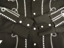 他の写真2: H BAR C "BOLERO JACKET" ショート丈 ウエスタンジャケット ブラック/ホワイト刺繍 (NEW)