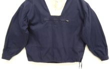 他の写真3: 90'S J.CREW 旧タグ コットン カラーブロック アノラックパーカー ホワイト/ネイビー (VINTAGE)