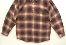他の写真3: 90'S J.CREW 旧タグ レーヨン混 長袖シャツ オンブレチェック ポルトガル製 (VINTAGE)
