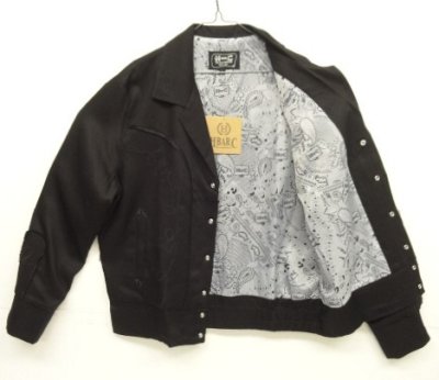 画像4: H BAR C "BOLERO JACKET" ショート丈 ウエスタンジャケット ブラック/ブラック刺繍 (NEW)