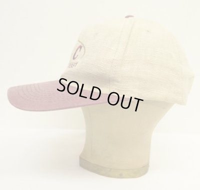 画像3: OREGON COAST "HEMP100%" 6パネル ベースボールキャップ ナチュラル/バーガンディ (USED)