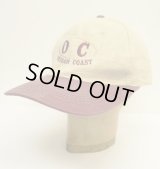 OREGON COAST "HEMP100%" 6パネル ベースボールキャップ ナチュラル/バーガンディ (USED)