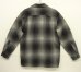 画像3: 00'S PENDLETON "BOARD SHIRT" ウール オープンカラーシャツ オンブレチェック (MINT CONDITION) (3)