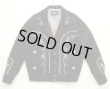 H BAR C "BOLERO JACKET" ショート丈 ウエスタンジャケット ブラック/ホワイト刺繍 (NEW)