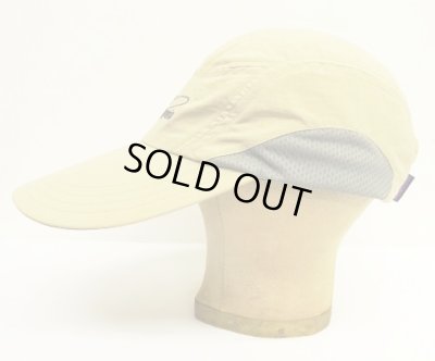 画像3: PATAGONIA サイドメッシュ ナイロン ロングビルキャップ ベージュ (USED)