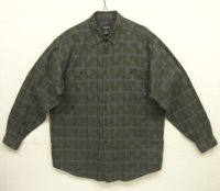 90'S PATAGONIA コットン 長袖シャツ チェック柄 ポルトガル製 (VINTAGE)