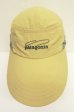 画像2: PATAGONIA サイドメッシュ ナイロン ロングビルキャップ ベージュ (USED) (2)