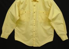 他の写真3: 80'S PATAGONIA 旧タグ ドットスナップボタン 長袖シャツ ライトイエロー マカオ製 (VINTAGE)