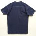 画像4: 70'S RUSSELL ATHLETIC 金タグ シングルステッチ フットボール Tシャツ ネイビー USA製 (DEADSTOCK) (4)