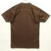 画像4: 70'S RUSSELL ATHLETIC 金タグ シングルステッチ フットボール Tシャツ ブラウン USA製 (DEADSTOCK) (4)