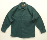 70'S BIG BEN 長袖 ワークシャツ ダークグリーン USA製 (VINTAGE)
