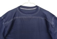 他の写真1: 70'S RUSSELL ATHLETIC 金タグ シングルステッチ フットボール Tシャツ ネイビー USA製 (DEADSTOCK)