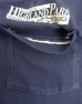 画像4: 90'S MULLER'S コットン シングルステッチ ポケット付き 半袖 Tシャツ フェードネイビー USA製 (VINTAGE) (4)