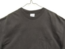 他の写真1: 90'S GAP 旧タグ ヘビーウエイト ポケット付き ボックス Tシャツ フェードブラック (VINTAGE)
