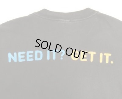 画像6: 90'S IBM "NEED IT?GET IT" 両面＆袖プリント 半袖 Tシャツ ブラック (VINTAGE)