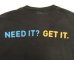画像6: 90'S IBM "NEED IT?GET IT" 両面＆袖プリント 半袖 Tシャツ ブラック (VINTAGE)