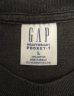 画像2: 90'S GAP 旧タグ ヘビーウエイト ポケット付き ボックス Tシャツ フェードブラック (VINTAGE) (2)