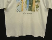 他の写真2: 90'S IBM "WHY WORK?" 両面＆袖プリント 半袖 Tシャツ ホワイト (VINTAGE)