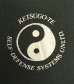 画像3: 90'S YIN & YANG コットン/ポリ シングルステッチ 半袖 Tシャツ フェードブラック (VINTAGE) (3)