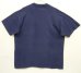 画像5: 90'S MULLER'S コットン シングルステッチ ポケット付き 半袖 Tシャツ フェードネイビー USA製 (VINTAGE) (5)