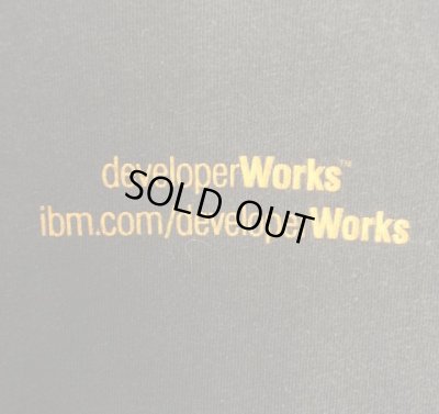 画像3: 90'S IBM "NEED IT?GET IT" 両面＆袖プリント 半袖 Tシャツ ブラック (VINTAGE)