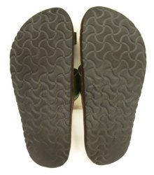 他の写真3: JUTTA NEUMANN "HERMES" ビルケンソール レザーサンダル オリーブ USA製 (USED)