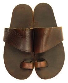他の写真1: JUTTA NEUMANN "ALICE" ビルケンソール レザーサンダル ブラウン USA製 (USED)