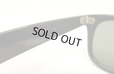 画像8: 80'S B&L ボシュロム製 RAY-BAN "WAYFARER" サングラス ブラック USA製 (VINTAGE)