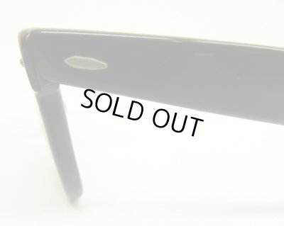 画像4: 80'S B&L ボシュロム製 RAY-BAN "WAYFARER" サングラス ブラック USA製 (VINTAGE)