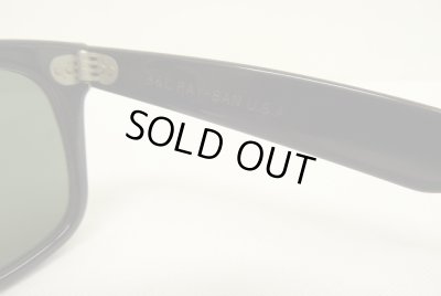 画像7: 80'S B&L ボシュロム製 RAY-BAN "WAYFARER" サングラス ブラック USA製 (VINTAGE)