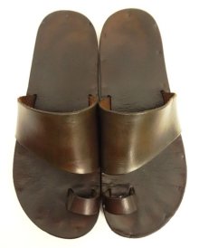 他の写真1: JUTTA NEUMANN "ALICE" ビルケンソール レザーサンダル ブラウン USA製 (USED)