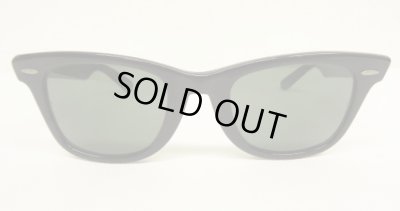 画像1: 80'S B&L ボシュロム製 RAY-BAN "WAYFARER" サングラス ブラック USA製 (VINTAGE)