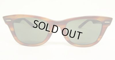 画像1: 80'S B&L ボシュロム製 RAY-BAN "WAYFARER" サングラス べっ甲ブラウン USA製 (VINTAGE)