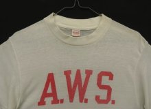 他の写真1: 60'S A.W.S. "STALLION by HEALTHKNIT" シングルステッチ 染み込みプリント 半袖 Tシャツ ホワイト USA製 (VINTAGE)