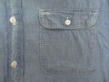 他の写真2: 70'S BIG MAC コットン100% 耳付き シャンブレーシャツ ブルー USA製 (VINTAGE)