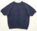 画像1: 80'S UNKNOWN ラグランスリーブ 半袖 スウェットシャツ ネイビー (VINTAGE) (1)
