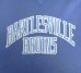 画像3: 90'S RUSSELL ATHLETIC 前Vガゼット付き 染み込みプリント クルーネック スウェットシャツ フェードブルー USA製 (VINTAGE)