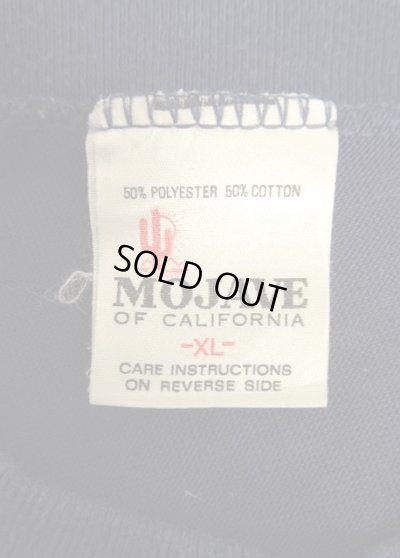 画像2: 70'S MOJAVE OF CALIFORNIA シングルステッチ ポケット付き 半袖 Tシャツ ネイビー USA製 (VINTAGE)