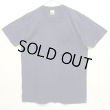 90'S FRUIT OF THE LOOM シングルステッチ 耳付きポケット 半袖 Tシャツ ネイビー USA製 (VINTAGE)