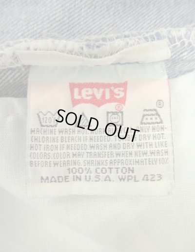 画像2: 90'S LEVIS 501 デニム インディゴ USA製 W38L30 (VINTAGE)