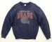 画像1: 80'S CHAMPION "CHICAGO BEARS" トリコタグ スウェットシャツ フェードネイビー USA製 (VINTAGE) (1)