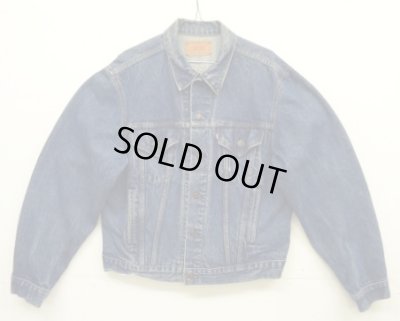 画像1: 80'S LEVIS "71506" スモールe 4thモデル デニムジャケット インディゴ 46L USA製 (VINTAGE)