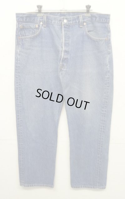 画像1: 90'S LEVIS 501 デニム インディゴ USA製 W38L30 (VINTAGE)