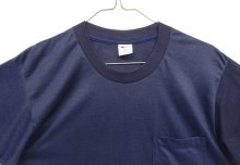 他の写真1: 80'S K-MART シングルステッチ 耳付きポケット 半袖 Tシャツ ツートンネイビー (VINTAGE)