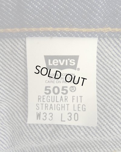 画像2: 00'S LEVIS 505 デニム インディゴ W33L30 USA製 (MINT CONDITION)