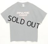 00'S FASHION VICTIM "ANIME JUNKIE" 半袖 Tシャツ フェードブラック (VINTAGE)