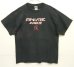 画像1: 00'S FASHION VICTIM "ANIME JUNKIE" 半袖 Tシャツ フェードブラック (VINTAGE) (1)