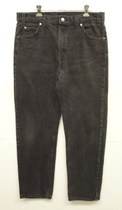 画像1: 90'S LEVIS 505 デニム ブラック W36L30 メキシコ製 (VINTAGE)